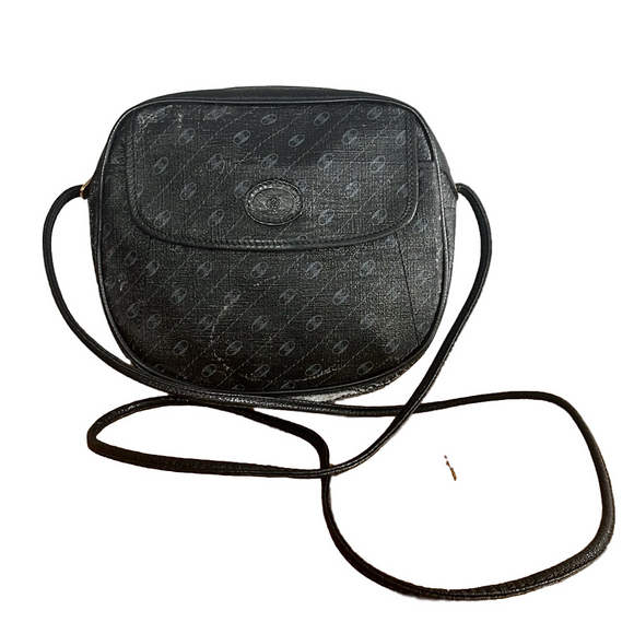 Gucci Handbags - Vintage 80s Gucci Anniversary Collection Black Monogram Minimal Shoulder Bag